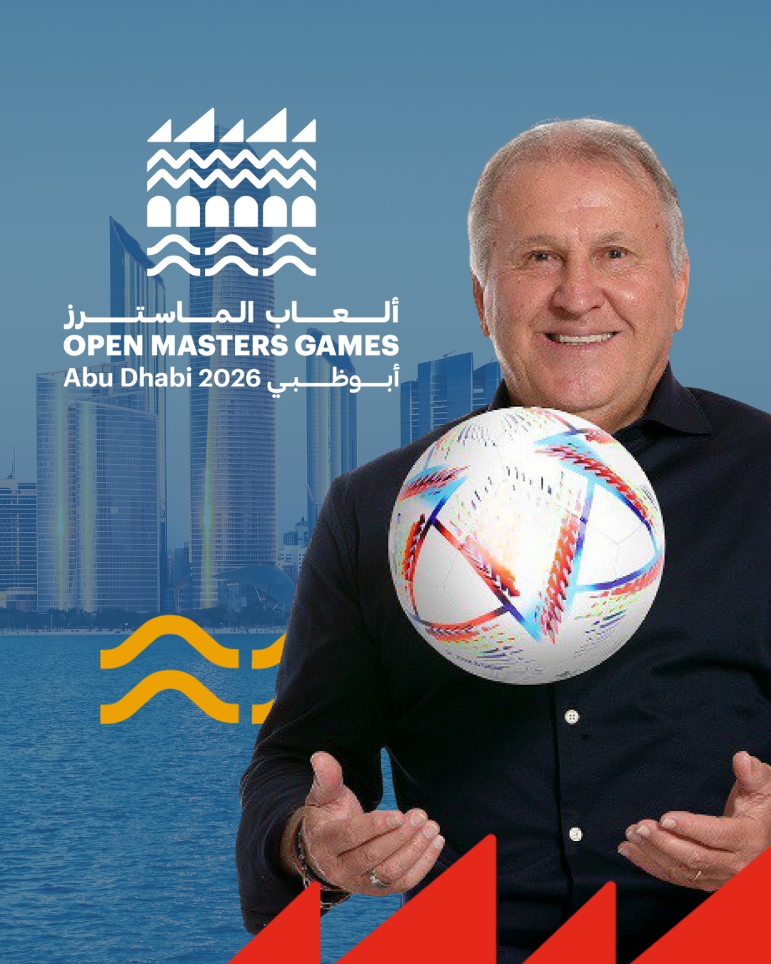 ZICO É NOMEADO EMBAIXADOR DO OPEN MASTERS GAMES ABU DHABI 2026